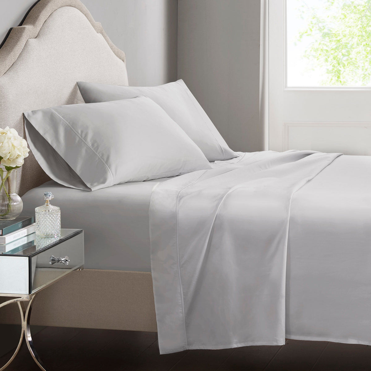 Luxury Egyptian - King Pillowcases - Gray
