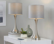 Lenuxe - Contemporary Table Lamp Built In USB Port (Set of 2)