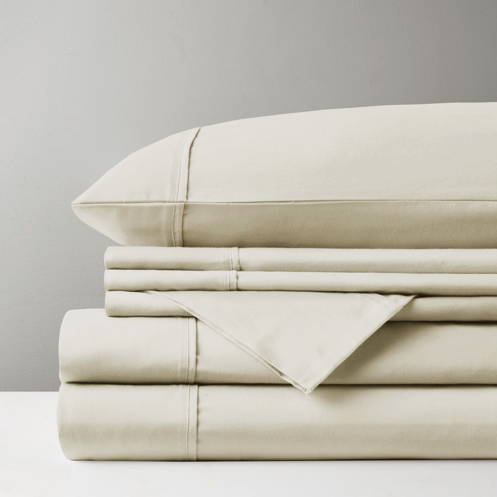 800 Thread Count - Queen Sheet Set - Ivory