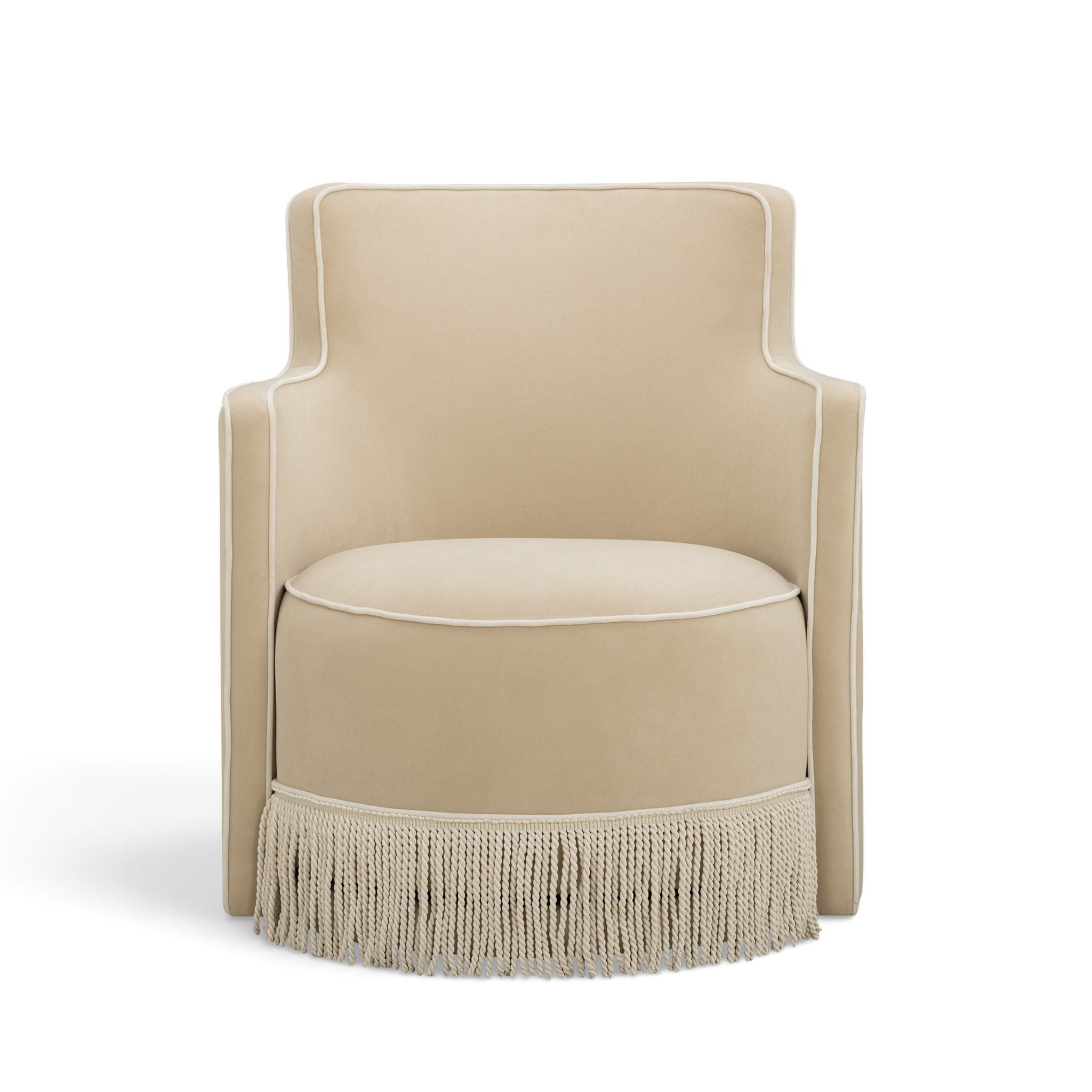 Passe - Tasseled Swivel Chair
