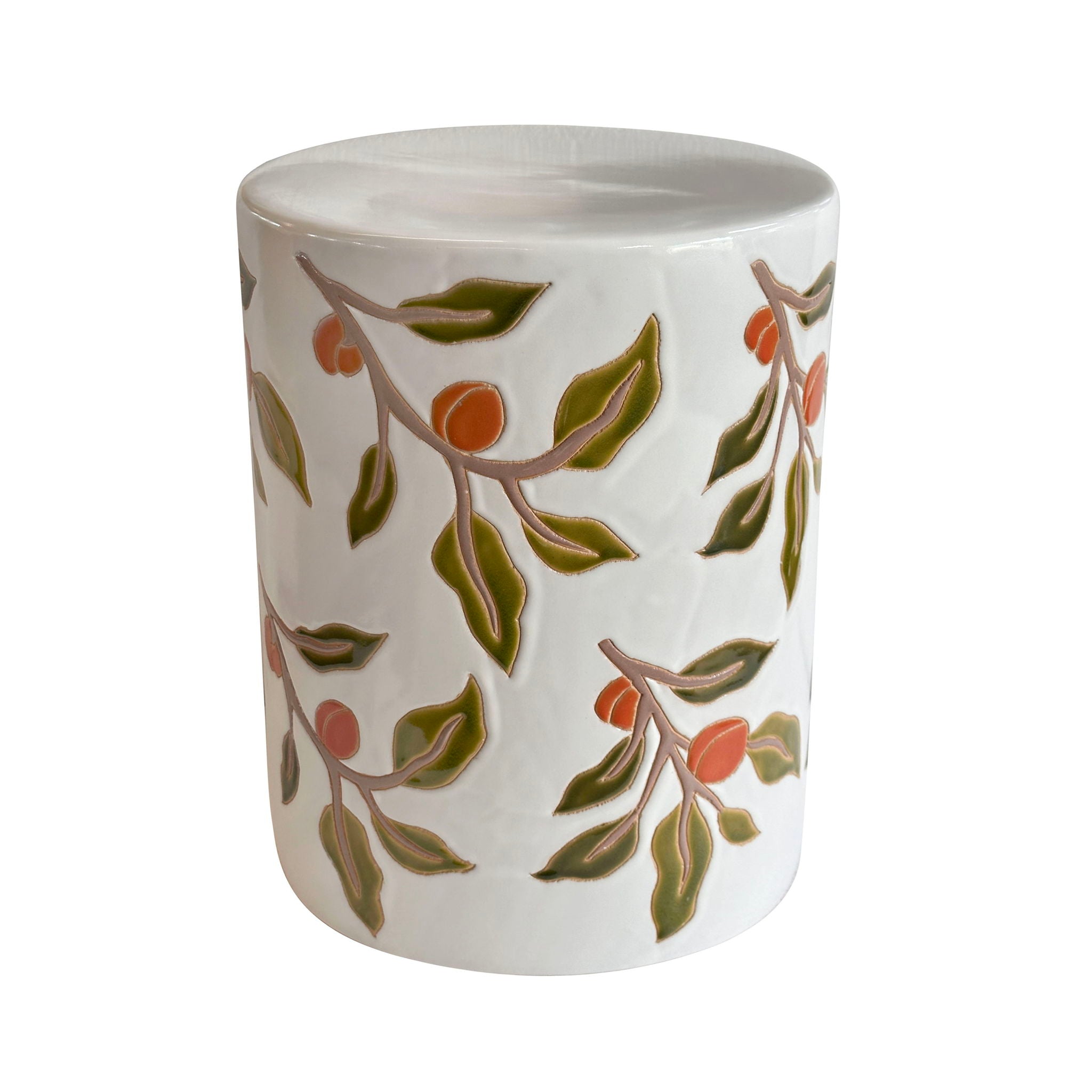 Tempest - Ceramic Table - Orange Citrus