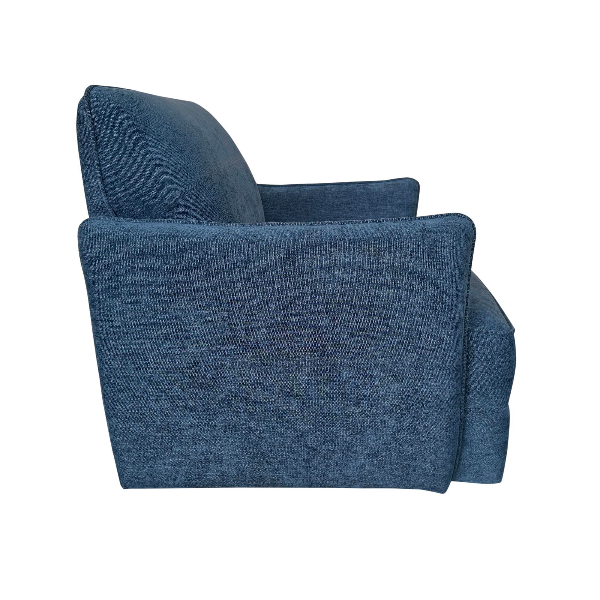 Carly - Swivel Chair - Blue