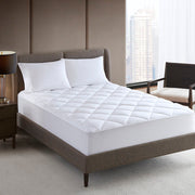 Microfiber Luxury - Queen Luxury Mattress Pad - White