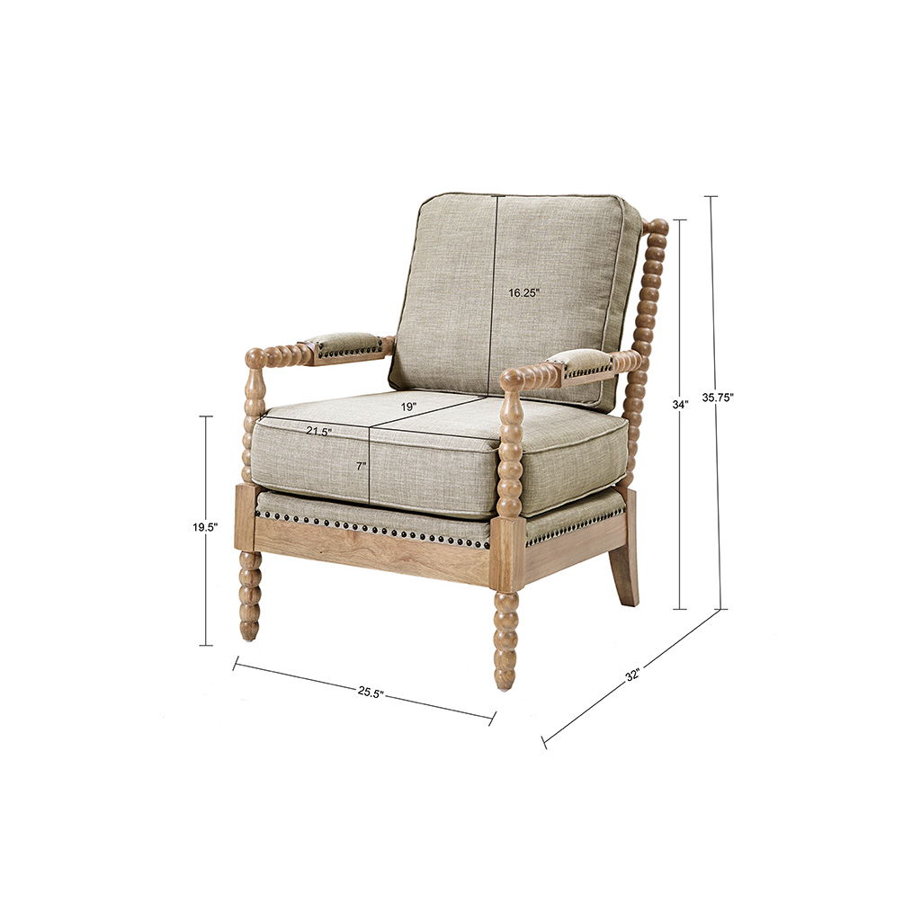 Donohue - Accent Chair - Light Gray
