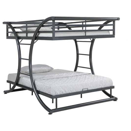 Weston - Bunk Bed Full Over Full - Gunmetal