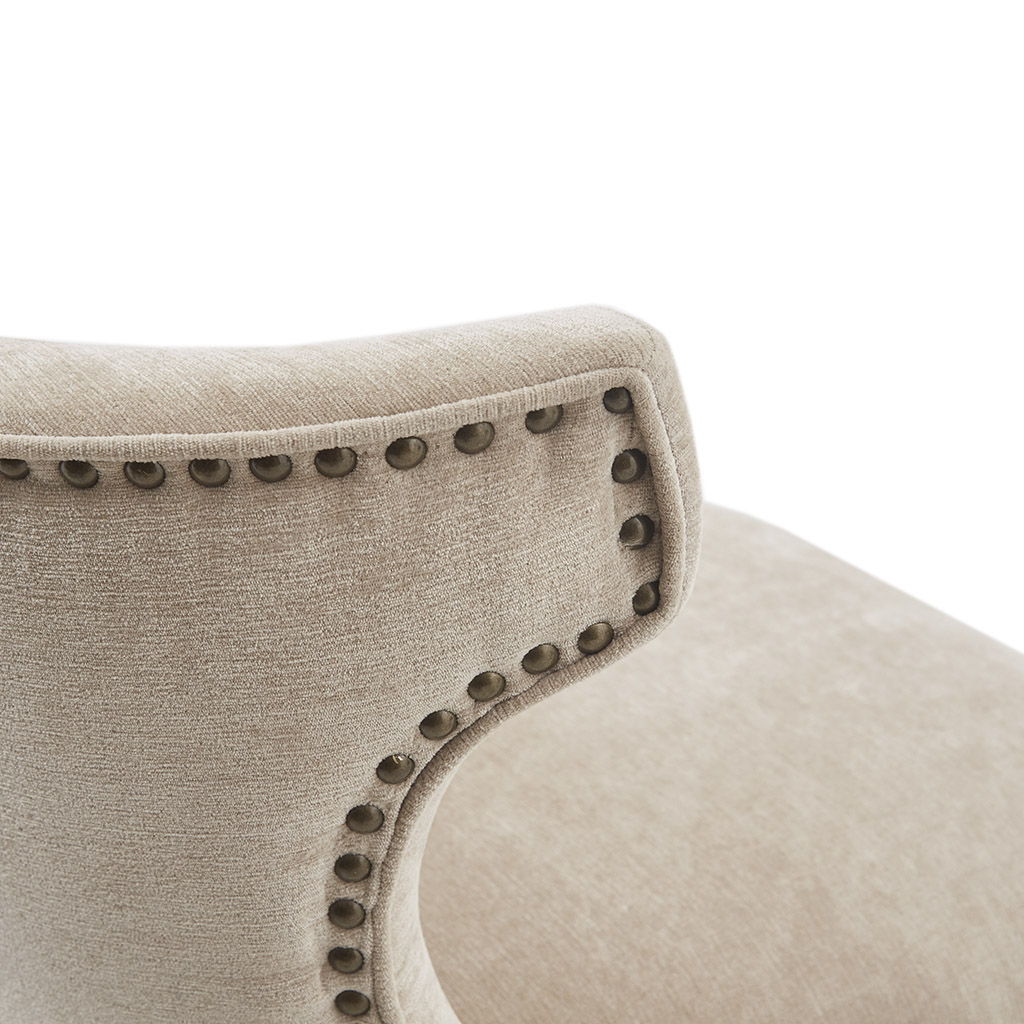 Emmett - 25.75" Swivel Counter Stool - Beige