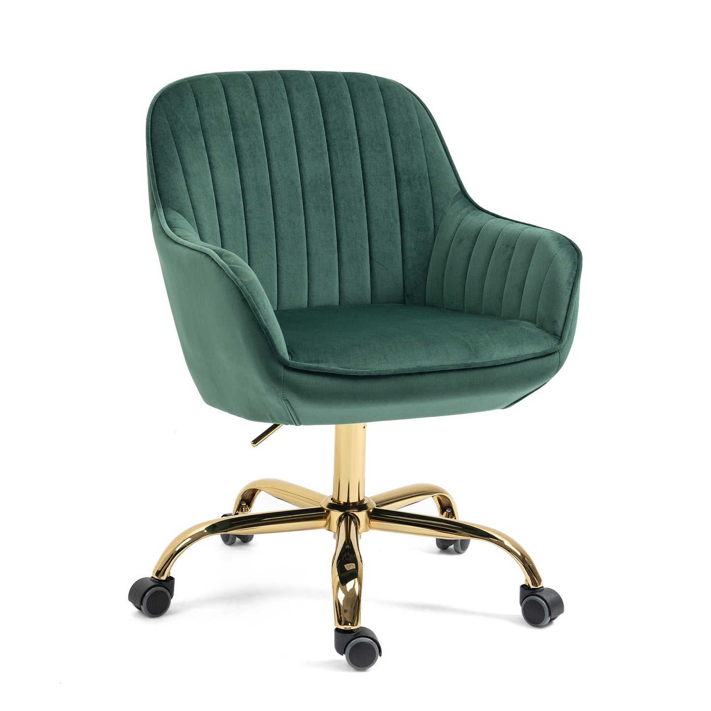 Swivel Chair With High Back, Adjustable Working Chair With Base