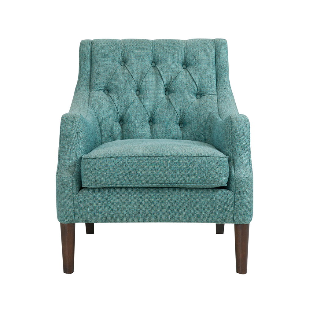 Qwen - Button Tufted Accent Chair - Teal
