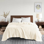 Egyptian Cotton - Twin Blanket - Ivory
