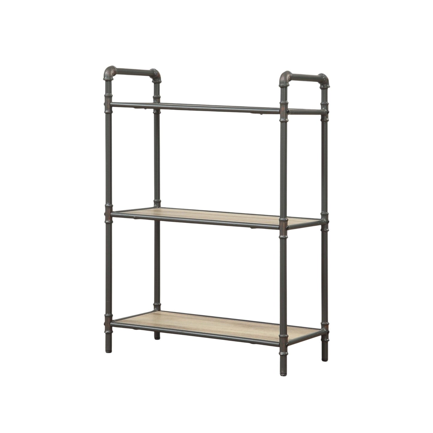 Itzel - Antique Bookshelf - Gray / Oak