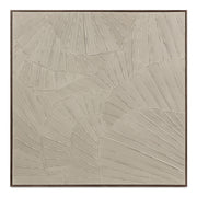 Flutter - Framed Painting - Cool Beige