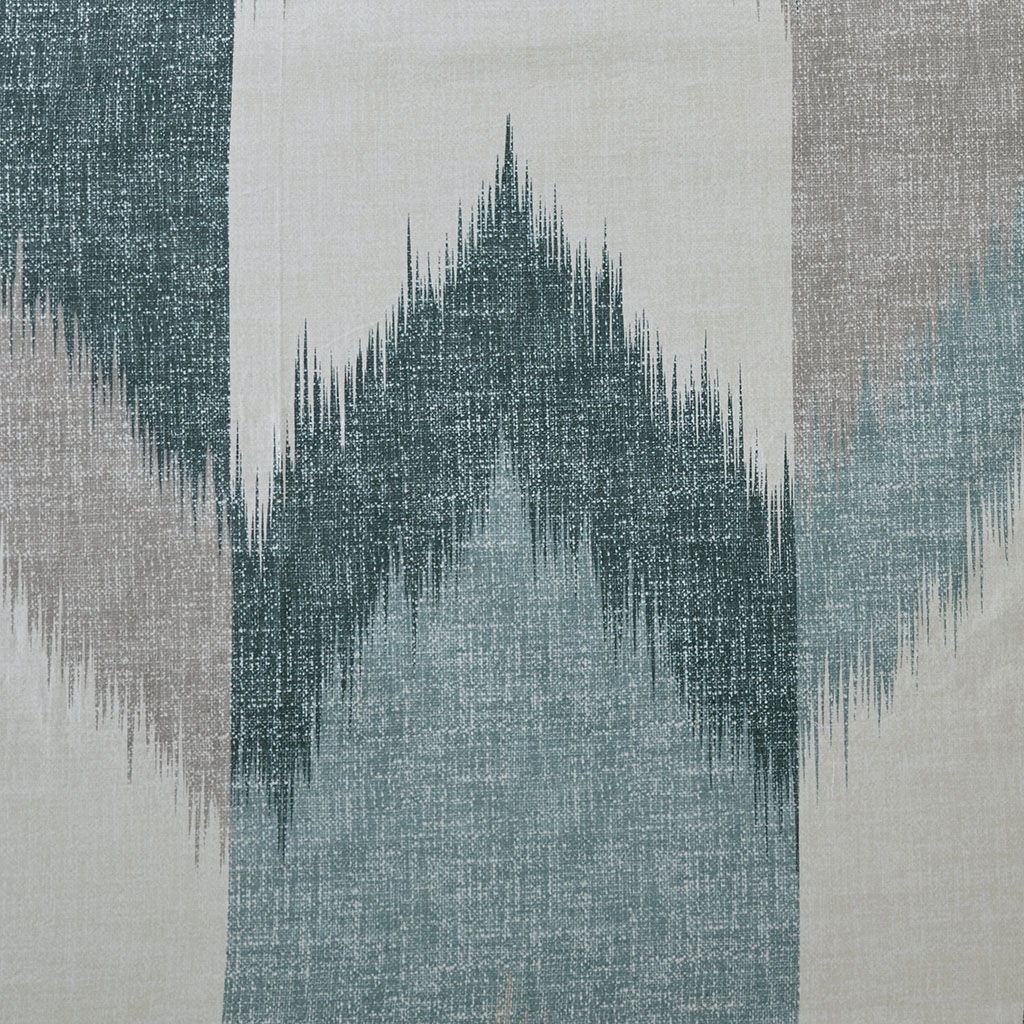 Alpine - Printed Shower Curtain - Aqua