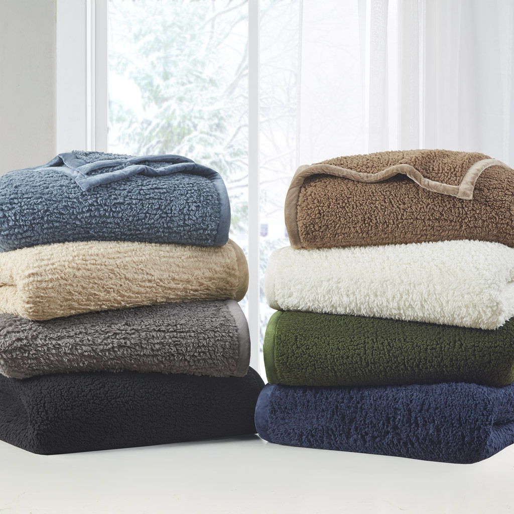 Burlington Berber Blanket - Gray