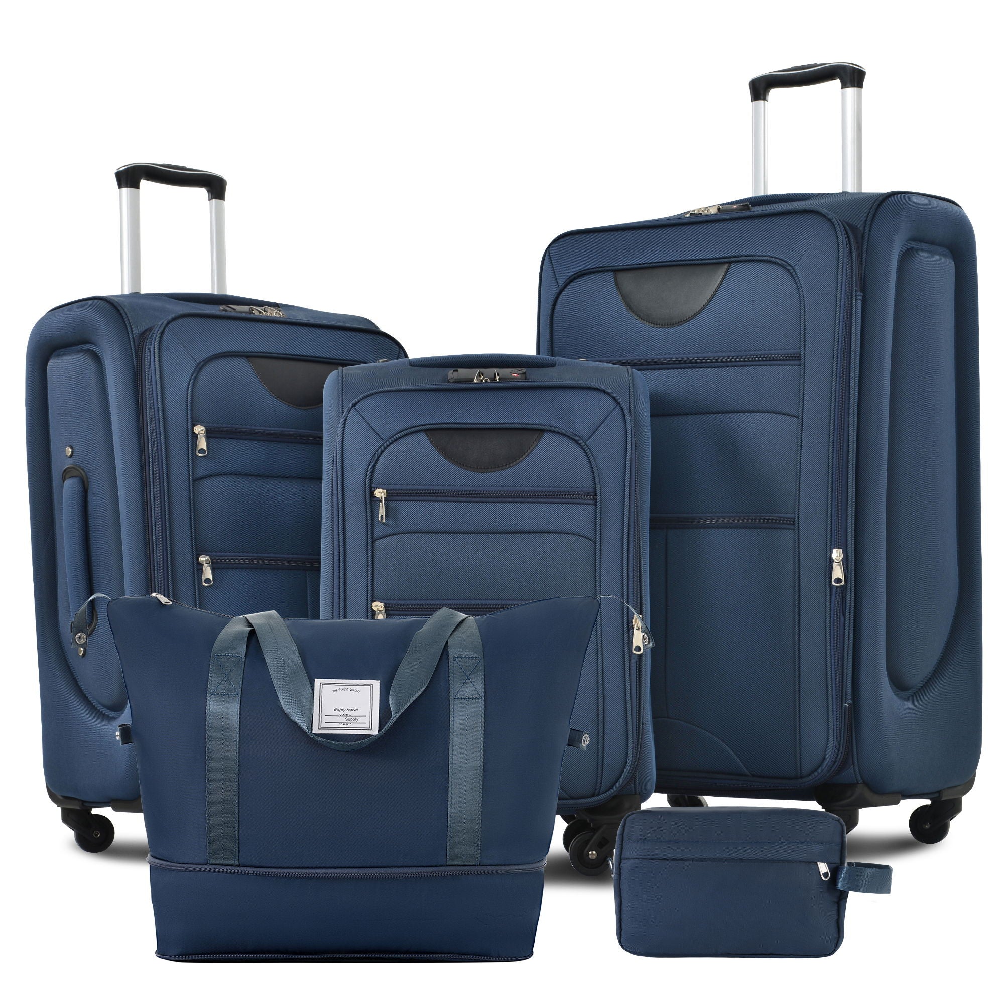 Softside Luggage Expandable Set & Duffel Bag Upright Spinner