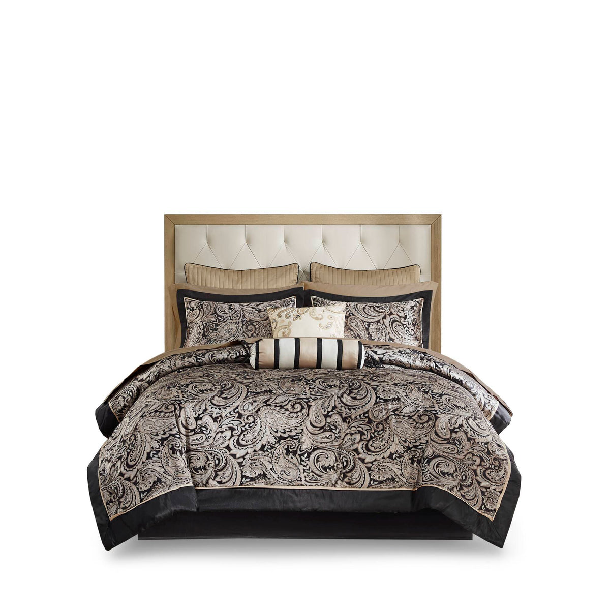 Aubrey - California King Complete Bed (Set of 12) - Black