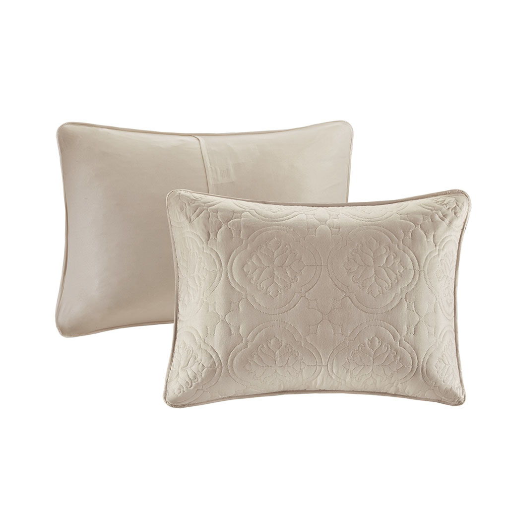 Oakley - King 3 Piece Reversible Bedspread Set - Neutral