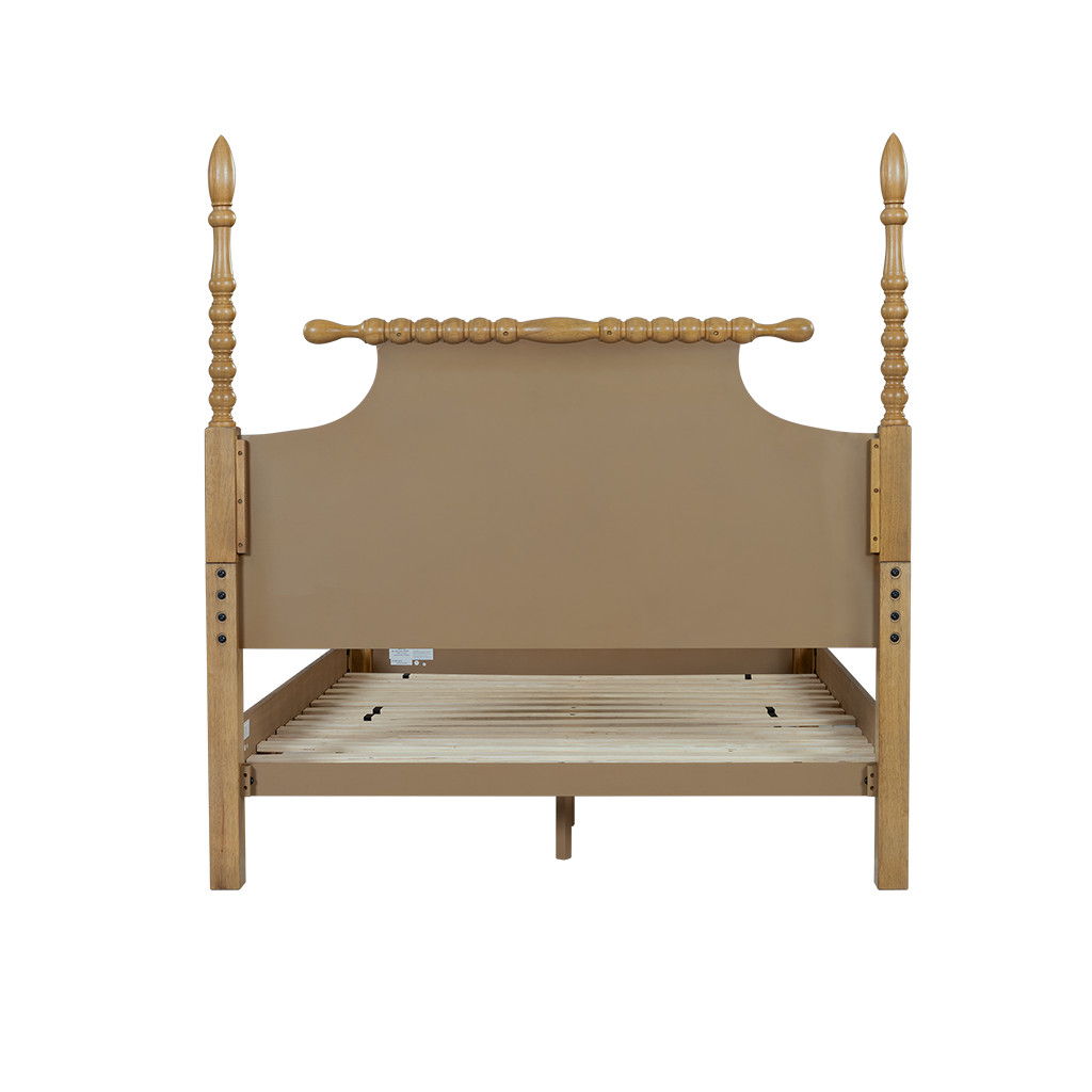 Beckett - Queen Turned Spindle Bed - Natural