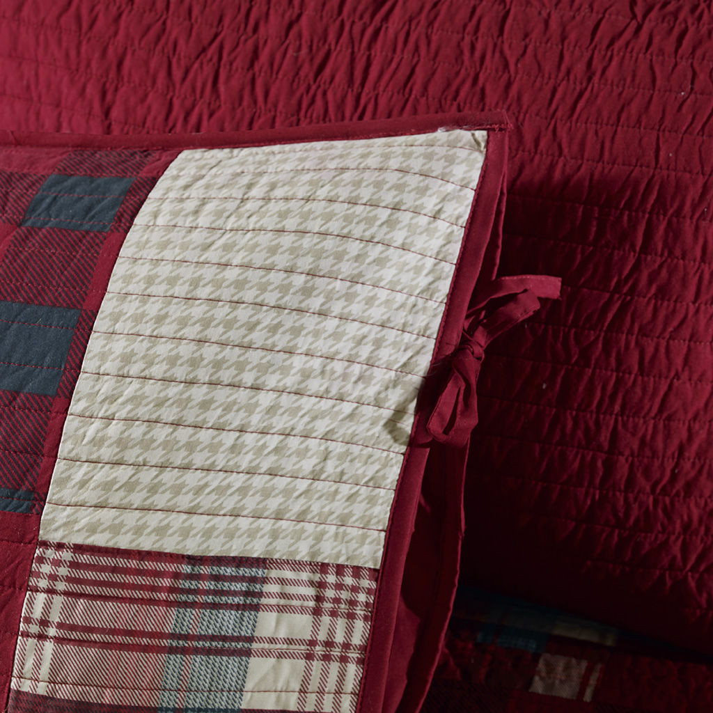 Sunset - 5 Piece Day Bed Cover Set - Red