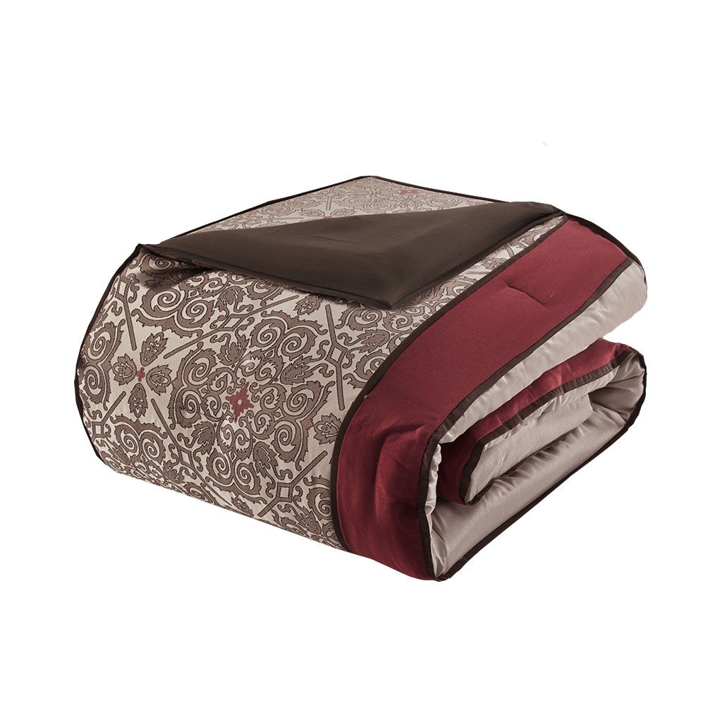 Delaney - Queen 24 Piece Room In A Bag - Red