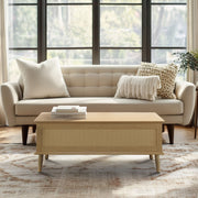 Teagan - Lift-Top Coffee Table With Storage - Natural