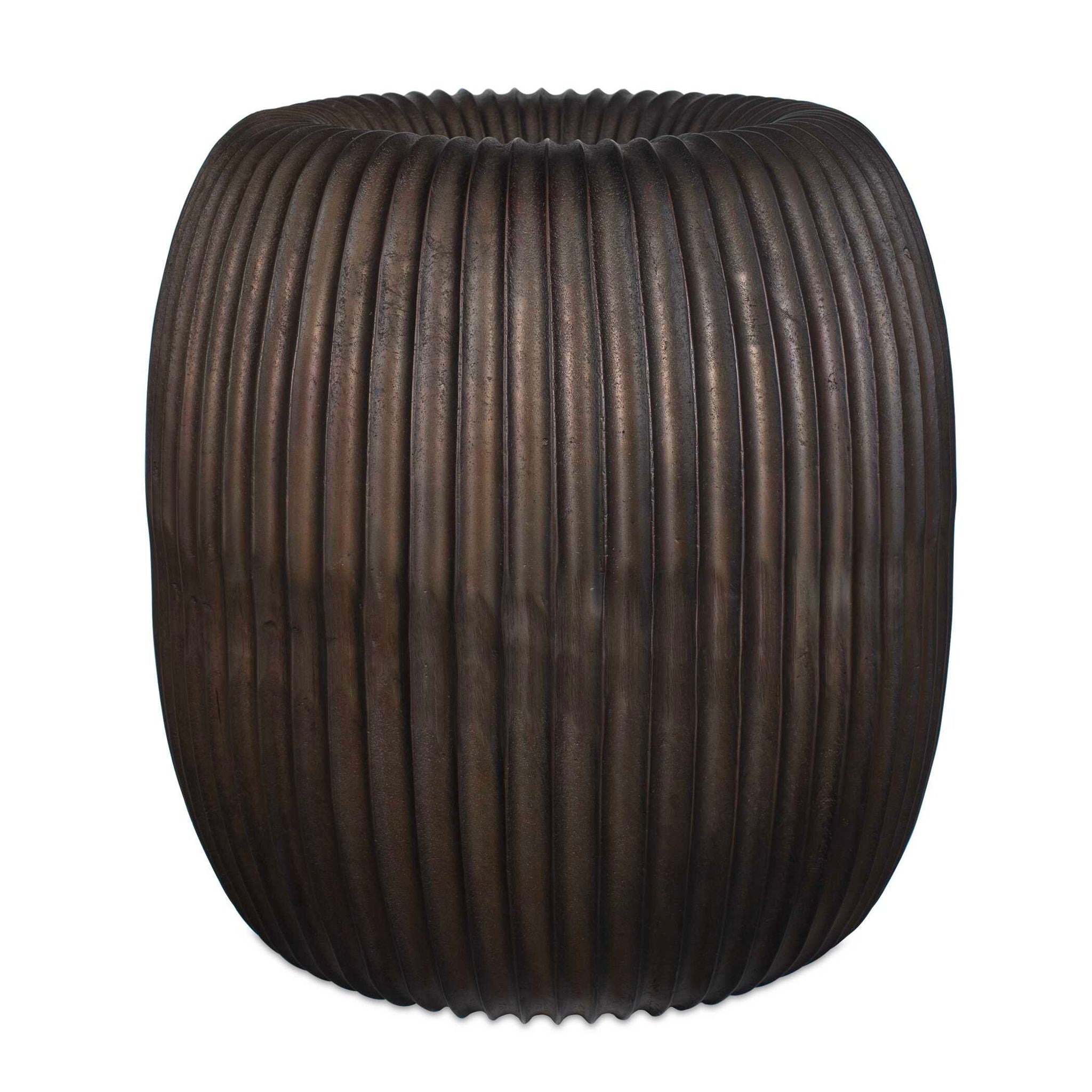 Vector Ridge - Indoor-Outdoor Planter - Bronze