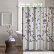 Holly - Shower Curtain - Purple