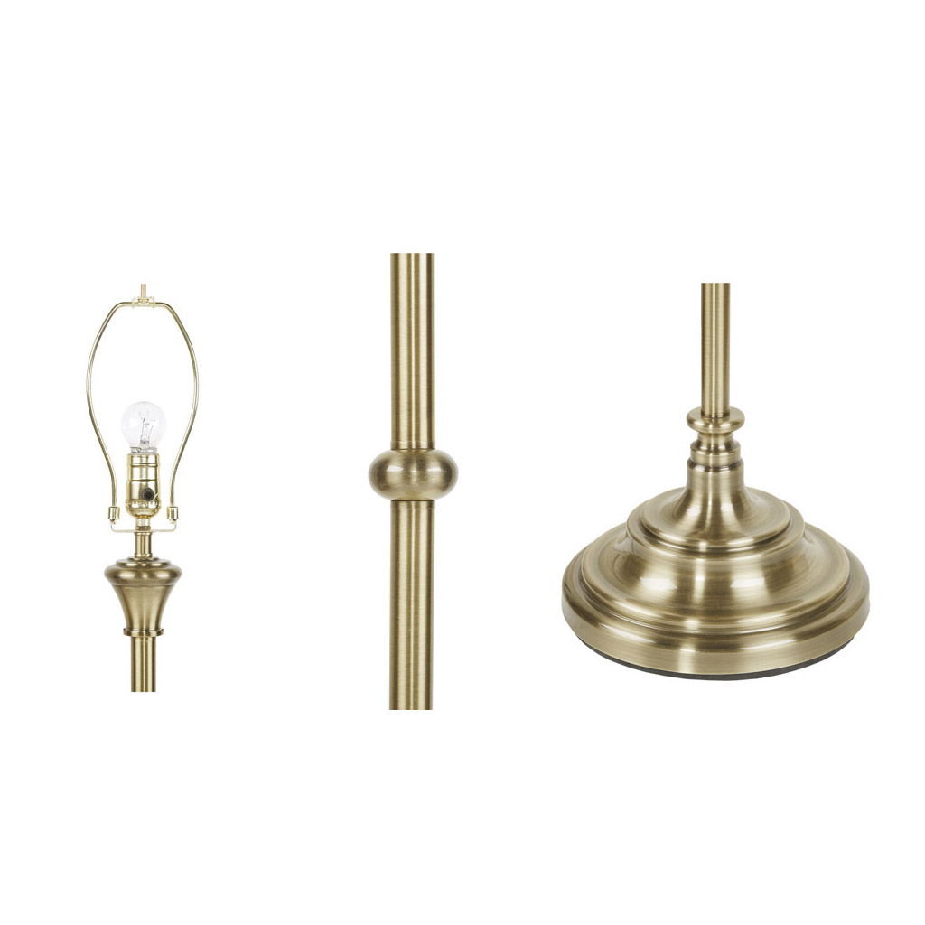 Athena - 59" Floor Lamp - Antique Brass