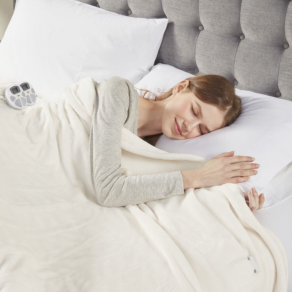 Heated Blanket - Ivory