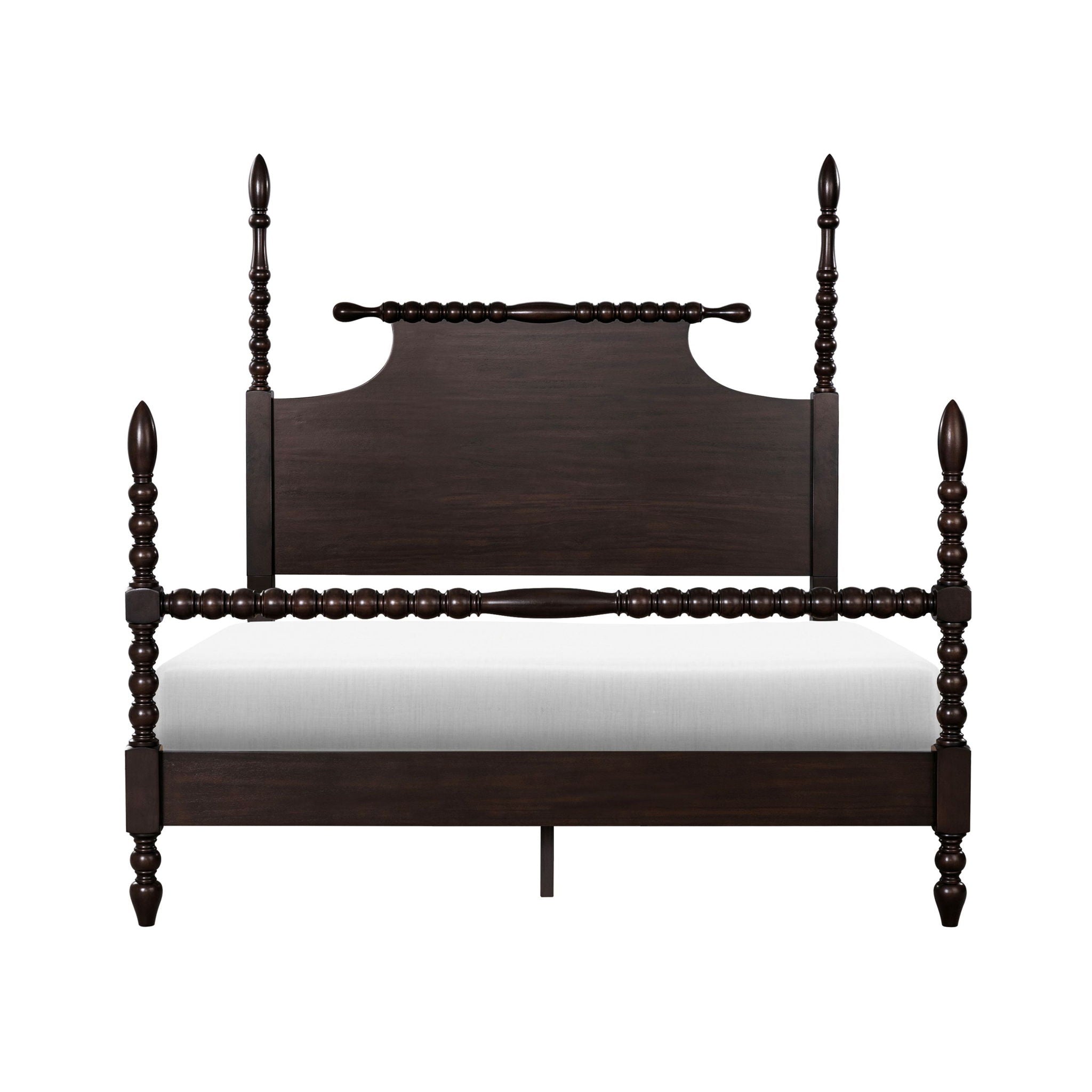 Beckett - Full Turned Wood Spindle Bed - Morocco Brown