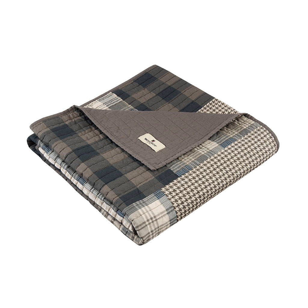 Winter Plains - Quilted Throw - Taupe
