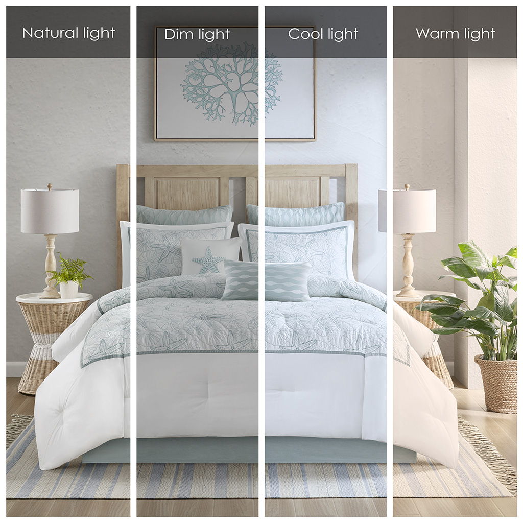 Maya Bay - Comforter Set- White