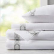 Signature Hem - King Sheet Set - Gray