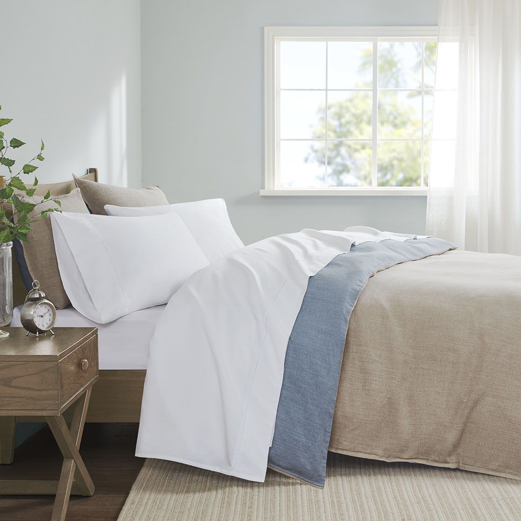 600 Thread Count - King Sheet Set - White