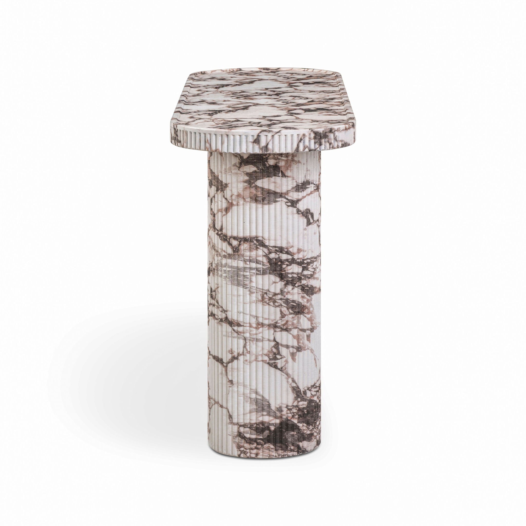 Darcy - Faux Capraia Console Table - Breccia
