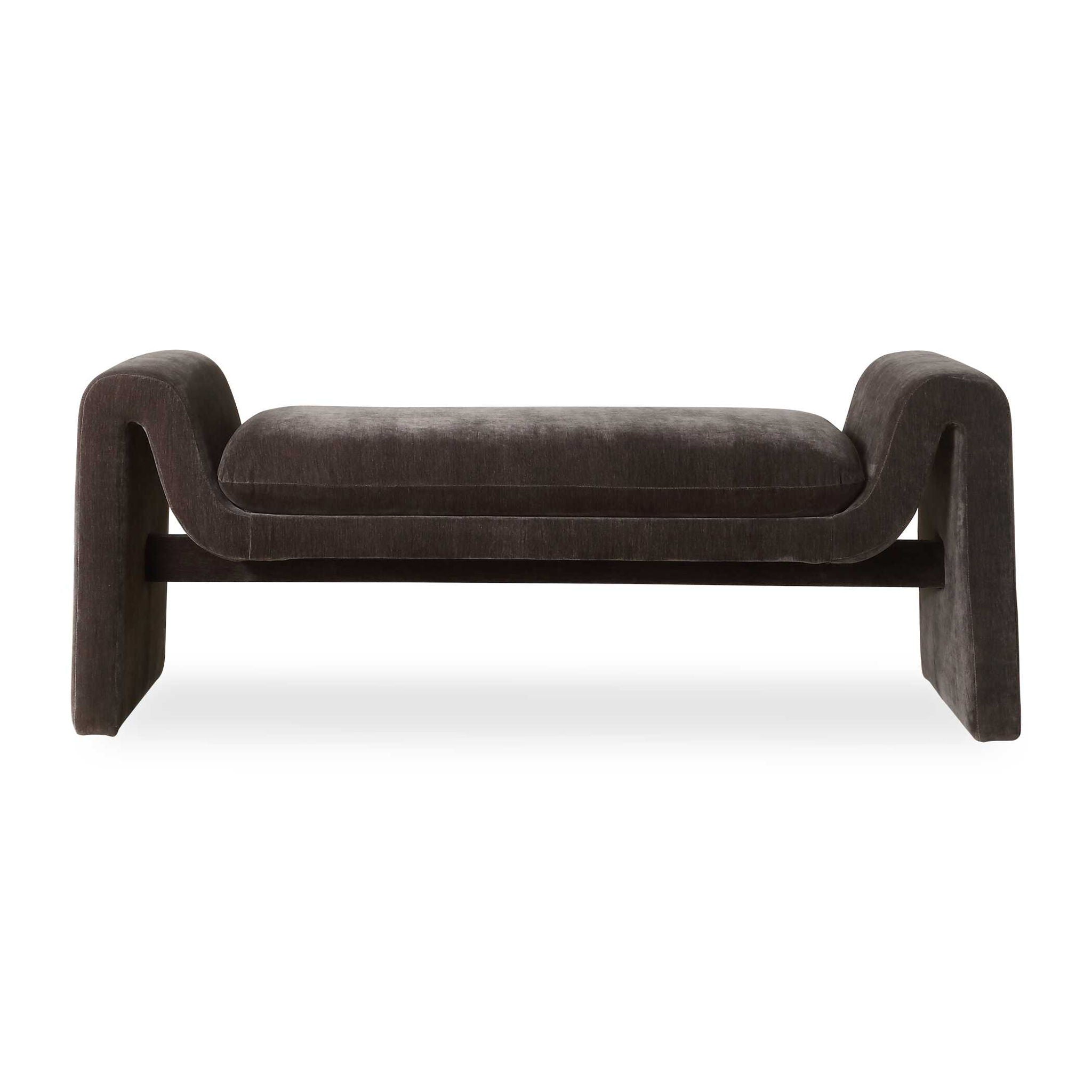 Manson - Modern Bench - Charcoal