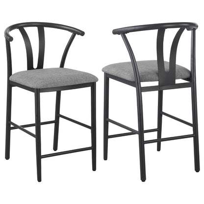 Tazman - Counter Height Dining Side Chair (Set of 2) - Gray