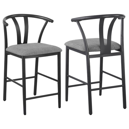 Tazman - Counter Height Dining Side Chair (Set of 2) - Gray
