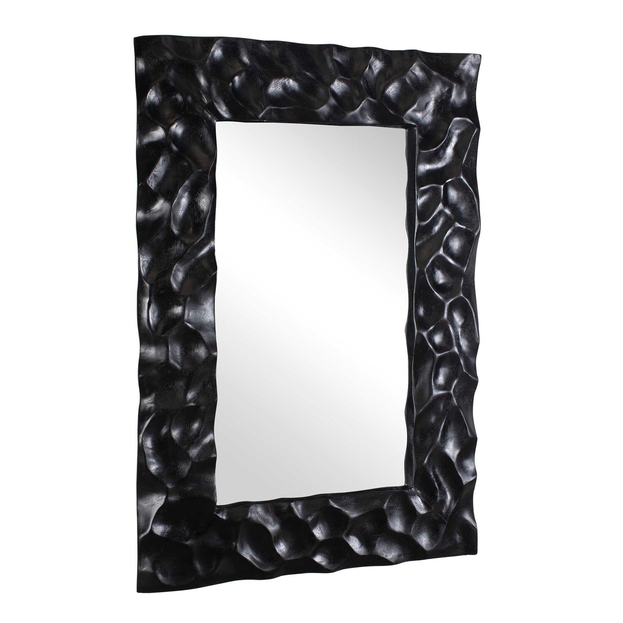 Malosi - Carved Mirror - Black