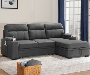 Sectional Sleeper with Storage