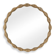 Marietta - Round Brass Mirror - Brass / Gold