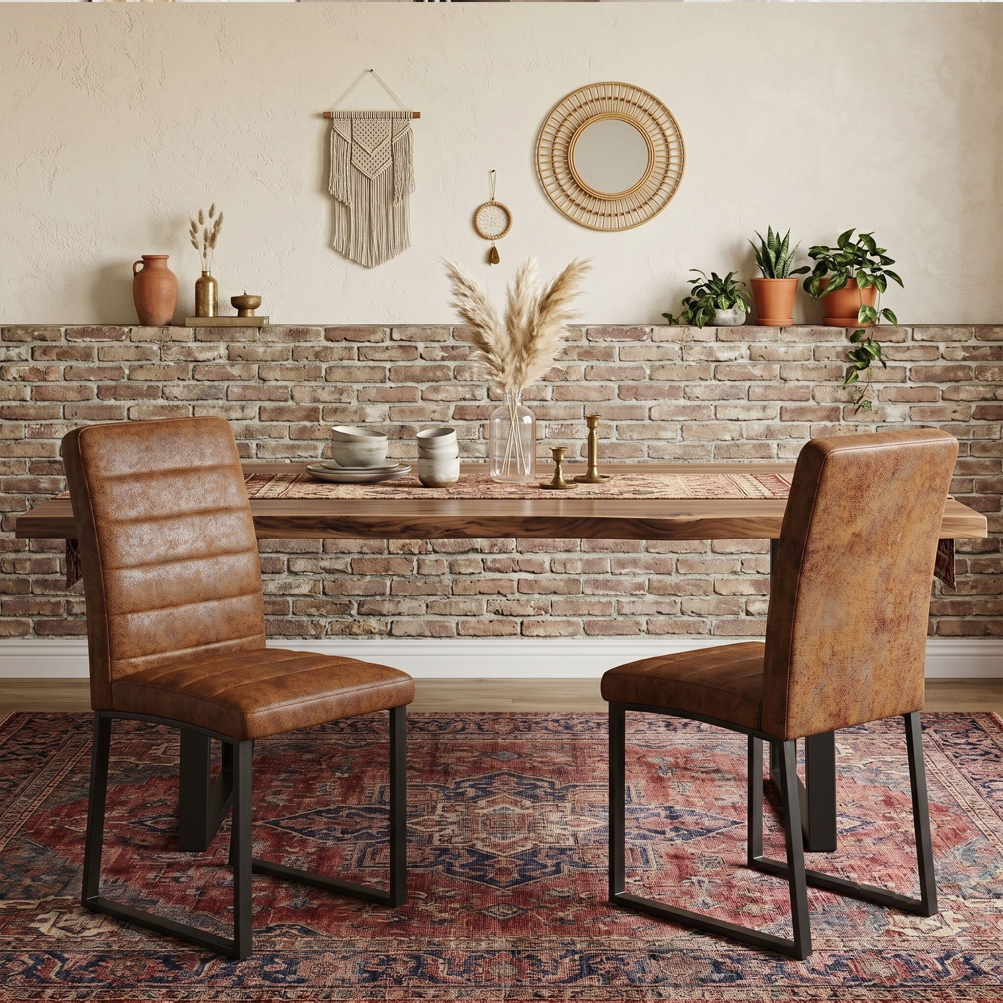 Oversized Square Design Dining Chairs For Home