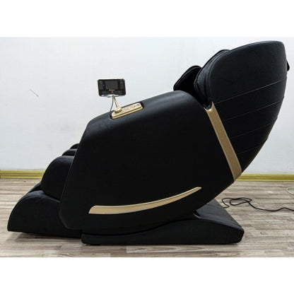 BLACK PU Zero Gravity Full Body Massage Chair w/ Heater and Bluetooth Music