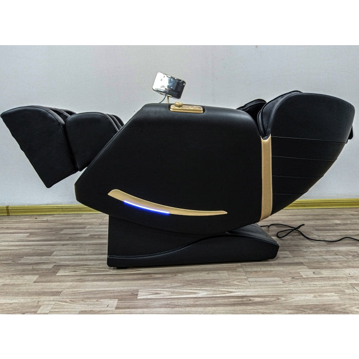 BLACK PU Zero Gravity Full Body Massage Chair w/ Heater and Bluetooth Music