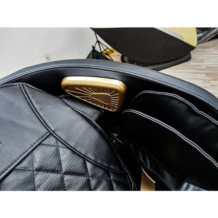 BLACK PU Zero Gravity Full Body Massage Chair w/ Heater and Bluetooth Music