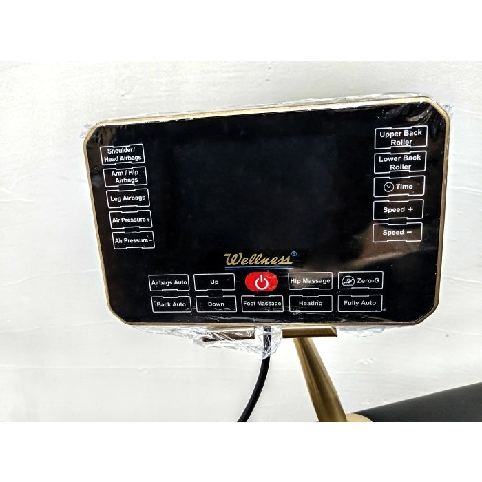 BLACK PU Zero Gravity Full Body Massage Chair w/ Heater and Bluetooth Music