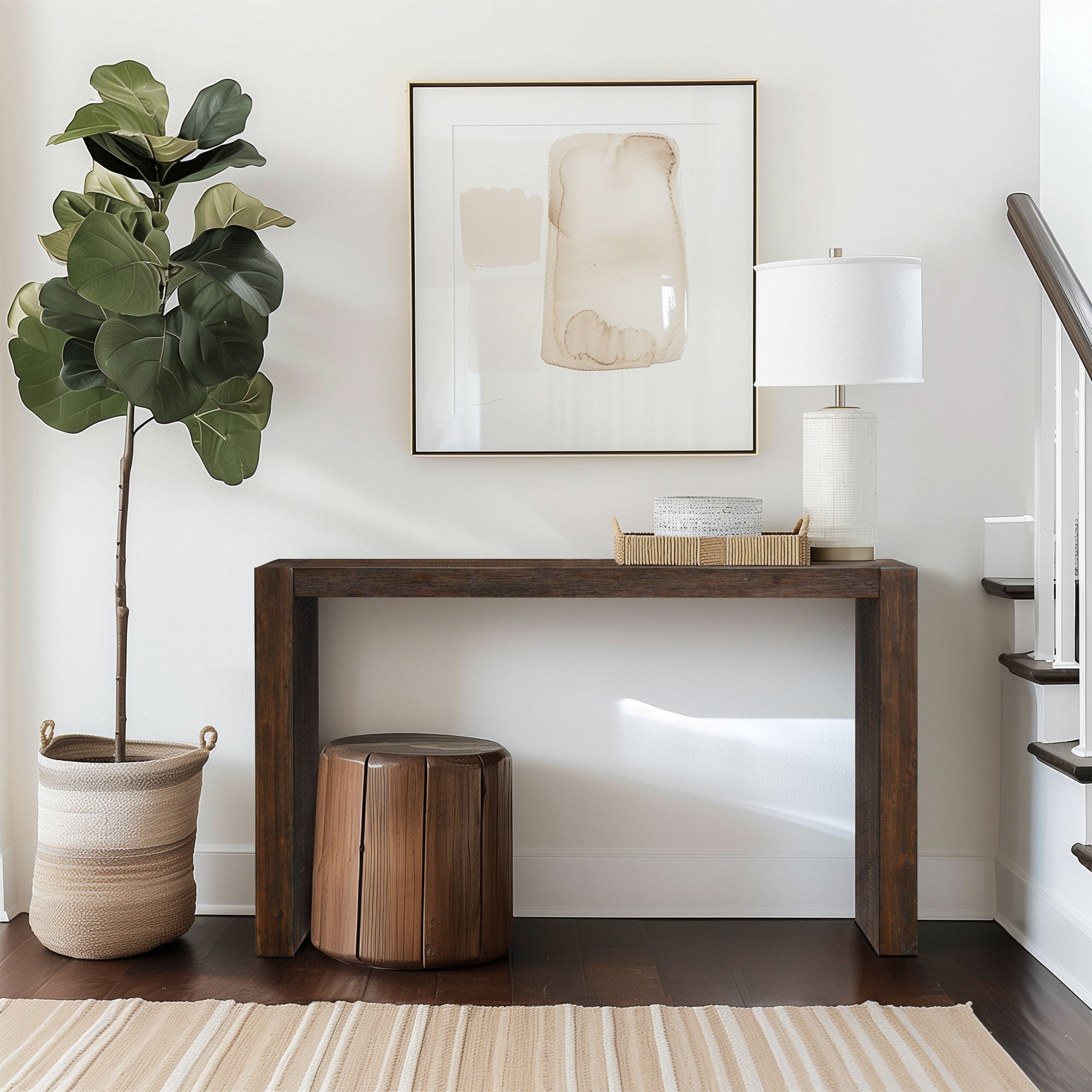 Monterey - Modern Console Table - Brown