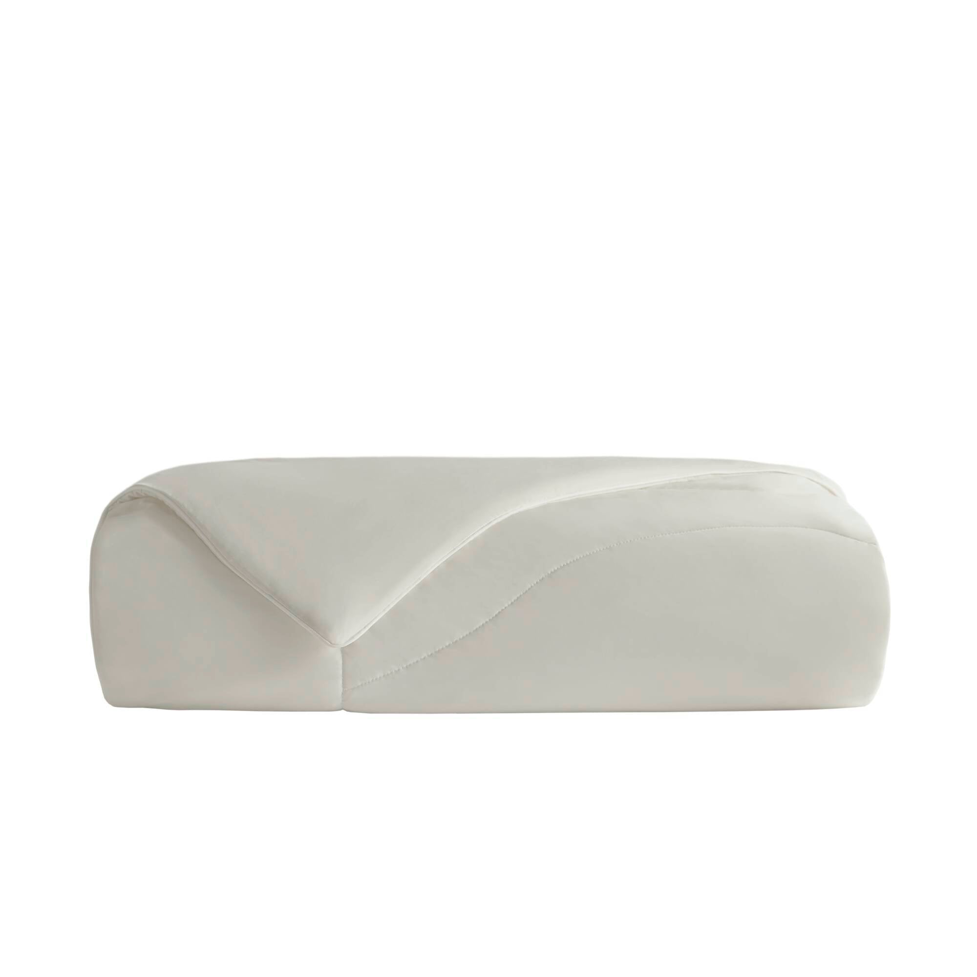 King/California King Reversible Tencel Comforter Blanket - White