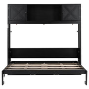 Murphy Bed With Storage Cabinets