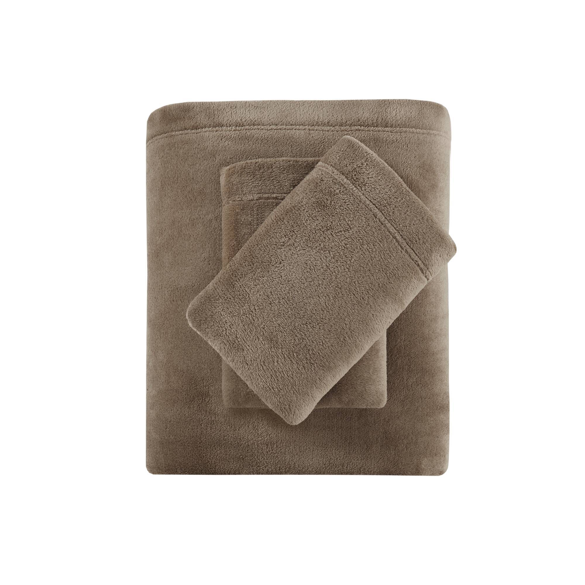 Soloft Plush - King Sheet Set - Brown