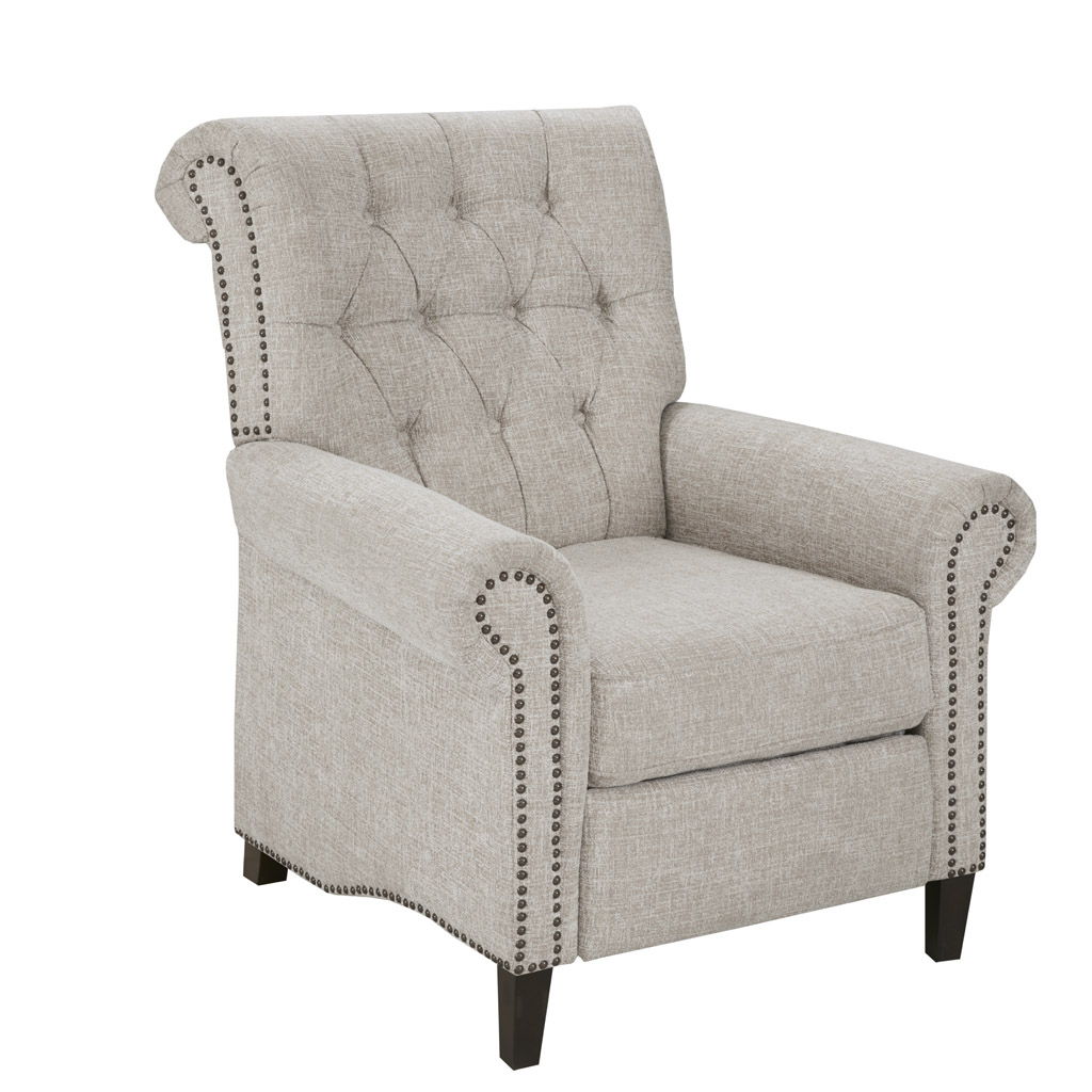Aidan - Push Back Recliner - Cream